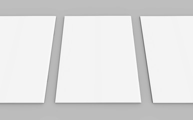 Blank magazine or booklet template