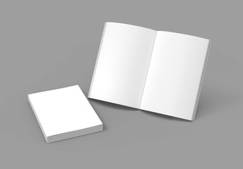 Blank book template