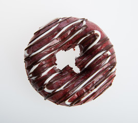 donut or fresh donut on a background.
