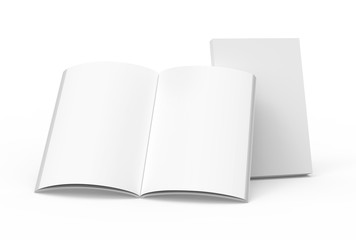 Blank book template