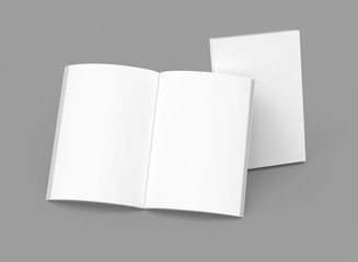 Blank book template