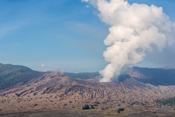 Mount Bromo volcano (Gunung Bromo) in Bromo Tengger Semeru National Park, East Java, Indonesia
