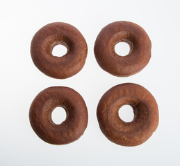 donut or fresh donut on a background.