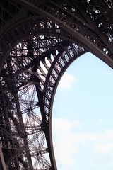 Detail des Pariser Eiffelturms