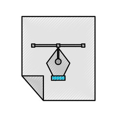 Sheets paper information icon vector illustration design graphic