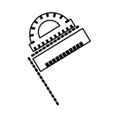 Squared measured grades icon vector illustration design graphic