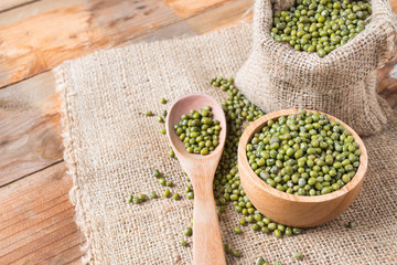 Green bean or mung bean background