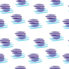 Retro vintage 80 Memphis style of fashion illustration