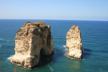 Naklejka premium Jaskinia gołębi, Bejrut, Liban