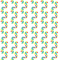 Colorful geometric pattern background