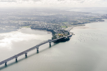 Aerial view of Auckland Noth Shore, New Zealand