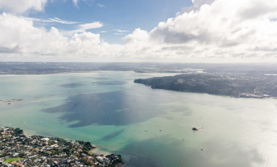 Aerial view of Auckland Noth Shore, New Zealand