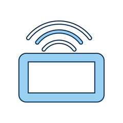 Drone remote control icon vector illustration design