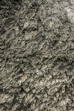 Basalt columns texture