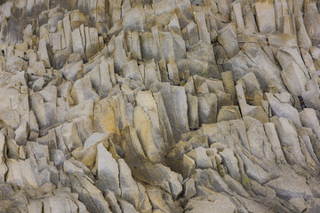 Basalt columns texture