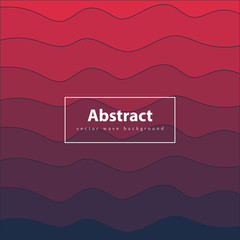 Abstract colorful background. Red and dark blue waves pattern.