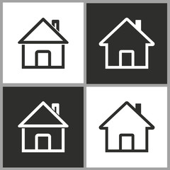 Home - vector icon.