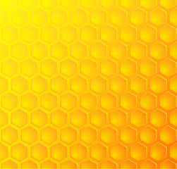 Bee's honeycomb, seamless pattern background, vector illustration
