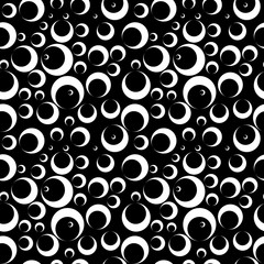 Monochrome elegant seamless pattern