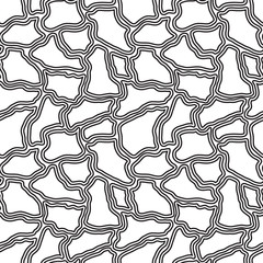 Stylized vector pattern of gray stones