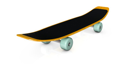 Skateboard isolated on white background