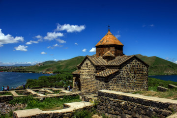 Монастырь Севанаванк в Армении.