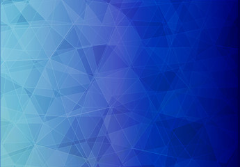 Dark Blue Polygonal Mosaic Background