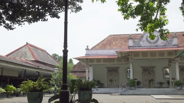Kraton or Keraton is the Javanese word for a royal palace. Its name is derived from ka-ratu-an which means the residence of ratu