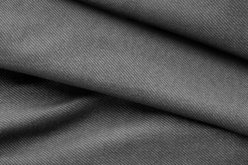 Wavy gray fabric, texture background