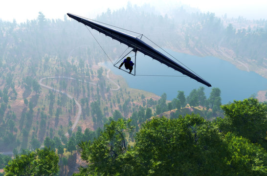  Hang gliding © Kovalenko I