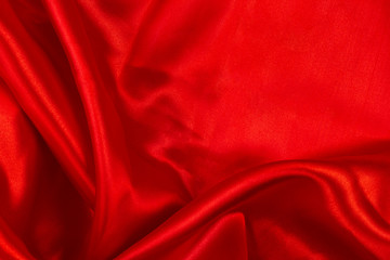Obraz premium Red Satin Background. /Red Satin Background. 