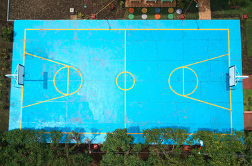 Basketball grunge court