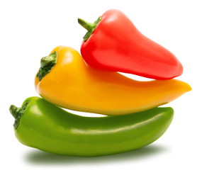 Peppers pyramid like a traffic light