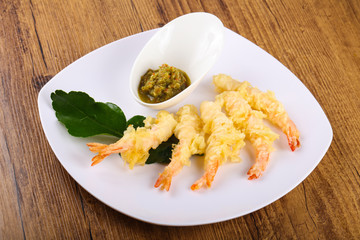 Prawn tempura