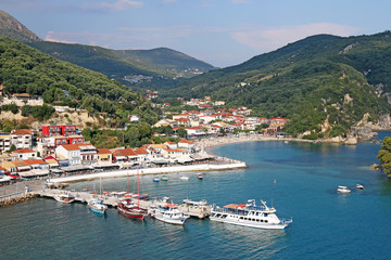 Obraz premium Parga Greece tourist destination summer season