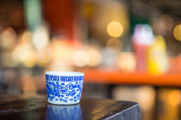 chinese painted tea cup