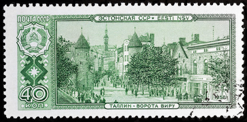 Viru Gate in Tallinn