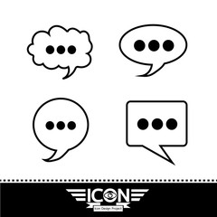 Speech bubble icon