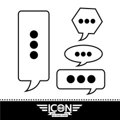 Speech bubble icon