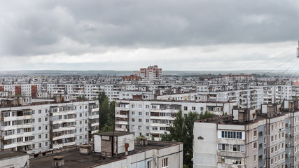 Multi-storey Residential building in Russian poor living districts