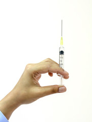 needle and syringe