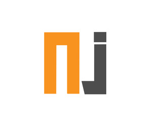 NJ Initial Logo for your startup venture