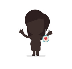 Human silhouette vector illustration