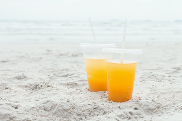 Orange juice in a glass