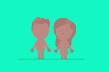 Human silhouette vector illustration