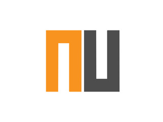 NU Initial Logo for your startup venture