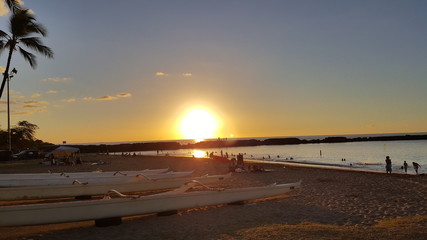 Beach Sunset Leeward 