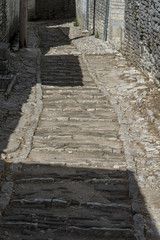 Fototapeta na wymiar Walking path in greek village