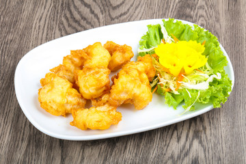 Squid tempura