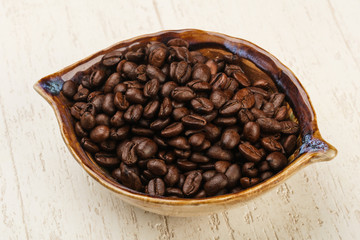 Roasted coffee beans